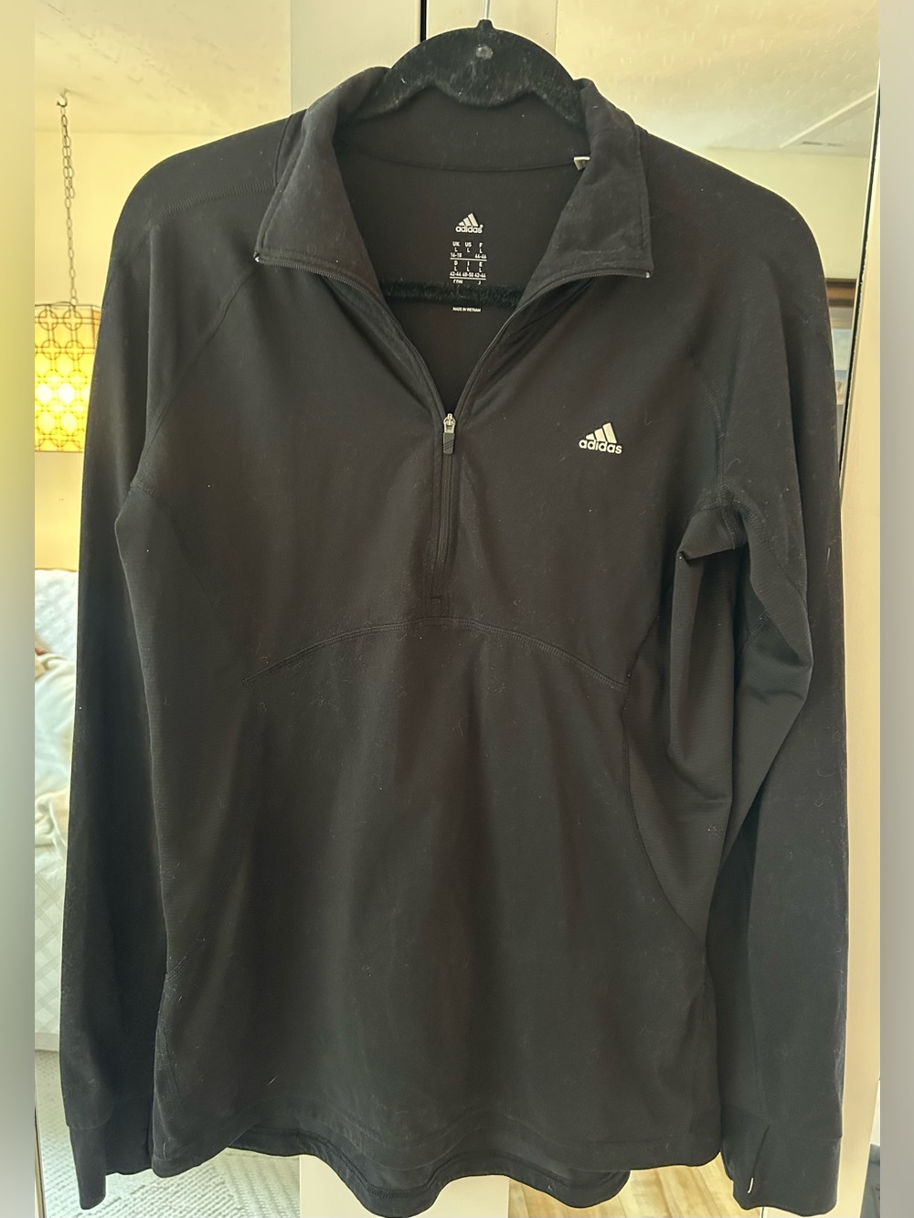 🏃🏽‍♂️Adidas Climalite 1/4 Zip Active Top – Size L